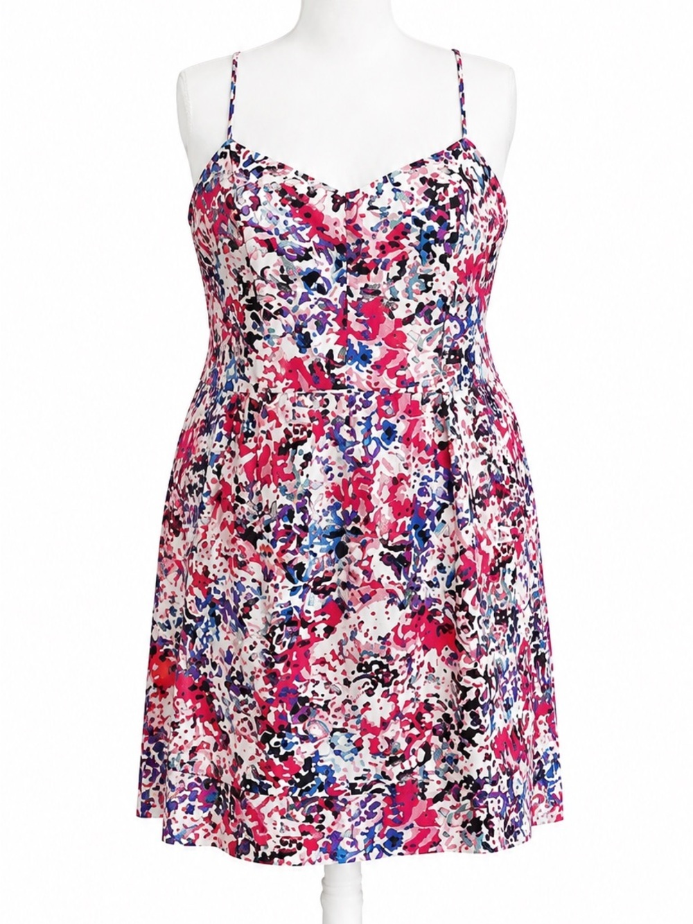 Floral Mini Adjustable Straps J. Crew Dress Size 16 NWOT